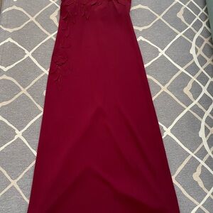 Sachin + Babi Red Strapless Sheath Dress for Prom